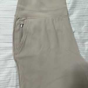 Athleta Wide-Leg Jumpsuit in Light Taupe